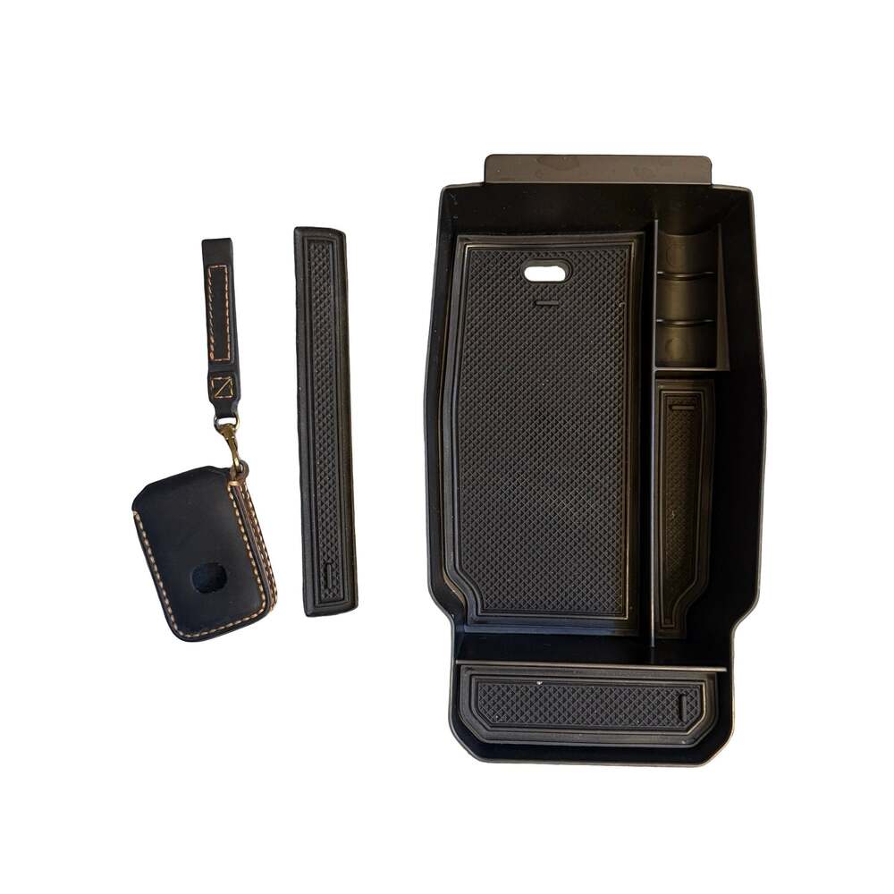 2025 Mazda CX-50 Center Console Organizer Tray and Leather Key Fob Cover Set